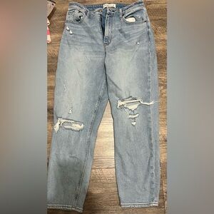Abercrombie & Fitch Light Blue Straight Leg Jeans